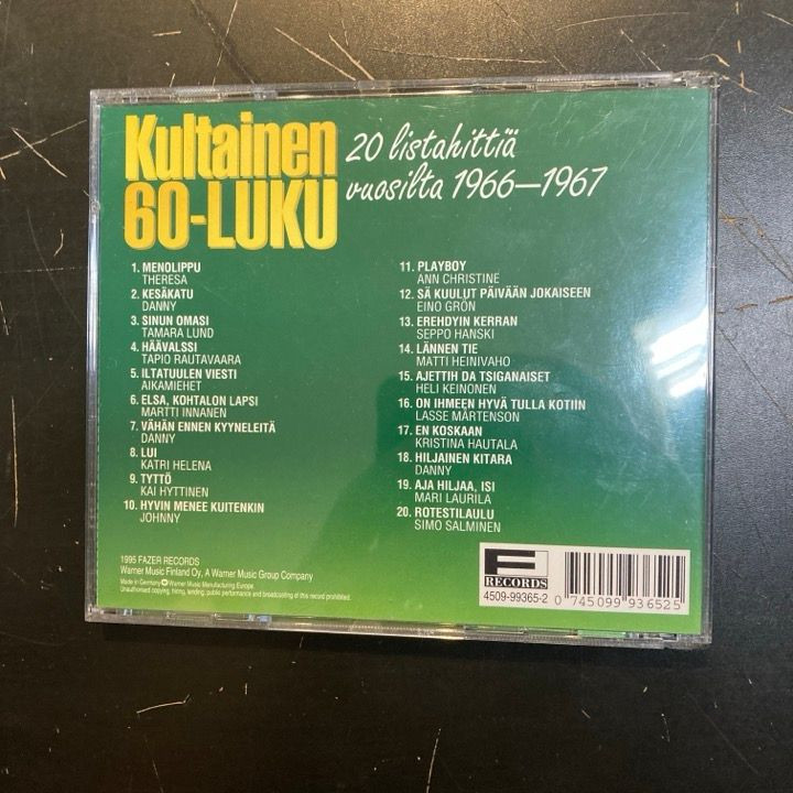 V/A - Kultainen 60-luku 4 CD (M-/M-)